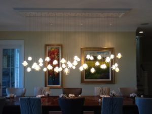 contemporary dining room lighting