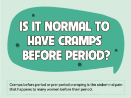 cramps before period