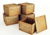Wooden box crates