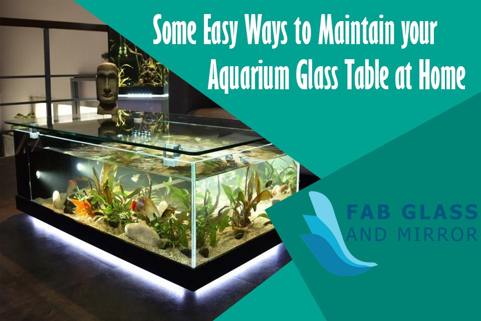 Aquarium Glass Table