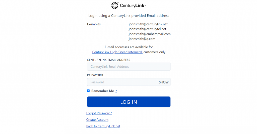 Centurylink Webmail