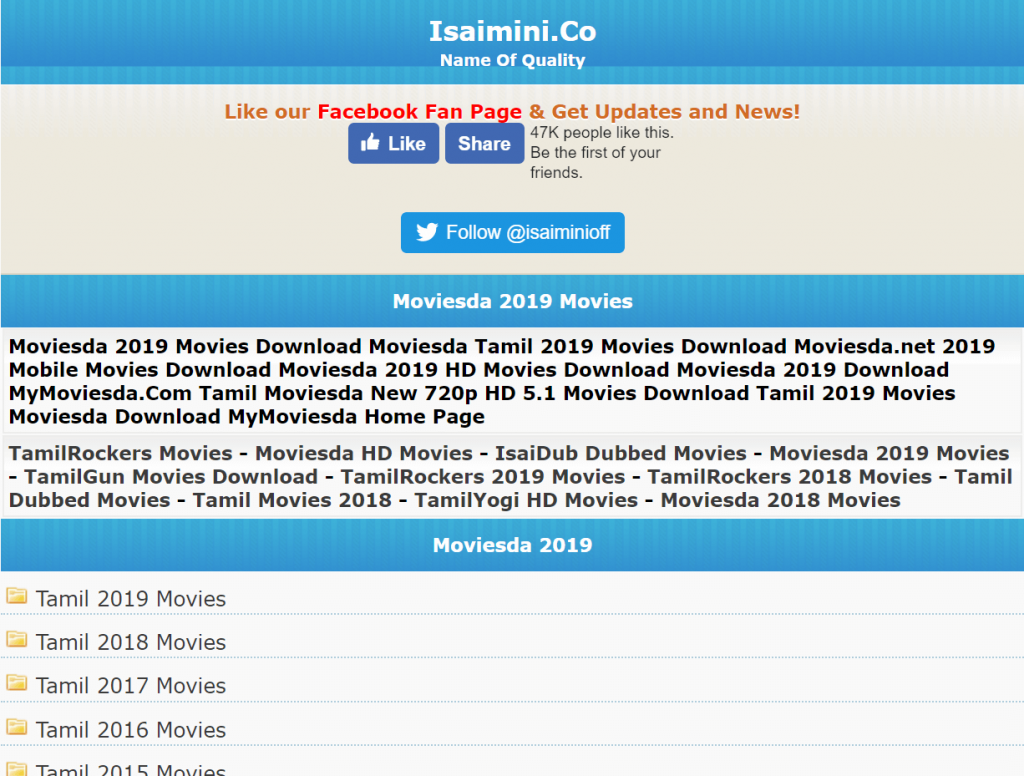 Isaimini Website 2022 - Watch And Download Tamil Movies Online For Free |  Bizzield