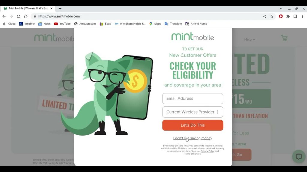 Mint Mobile Account