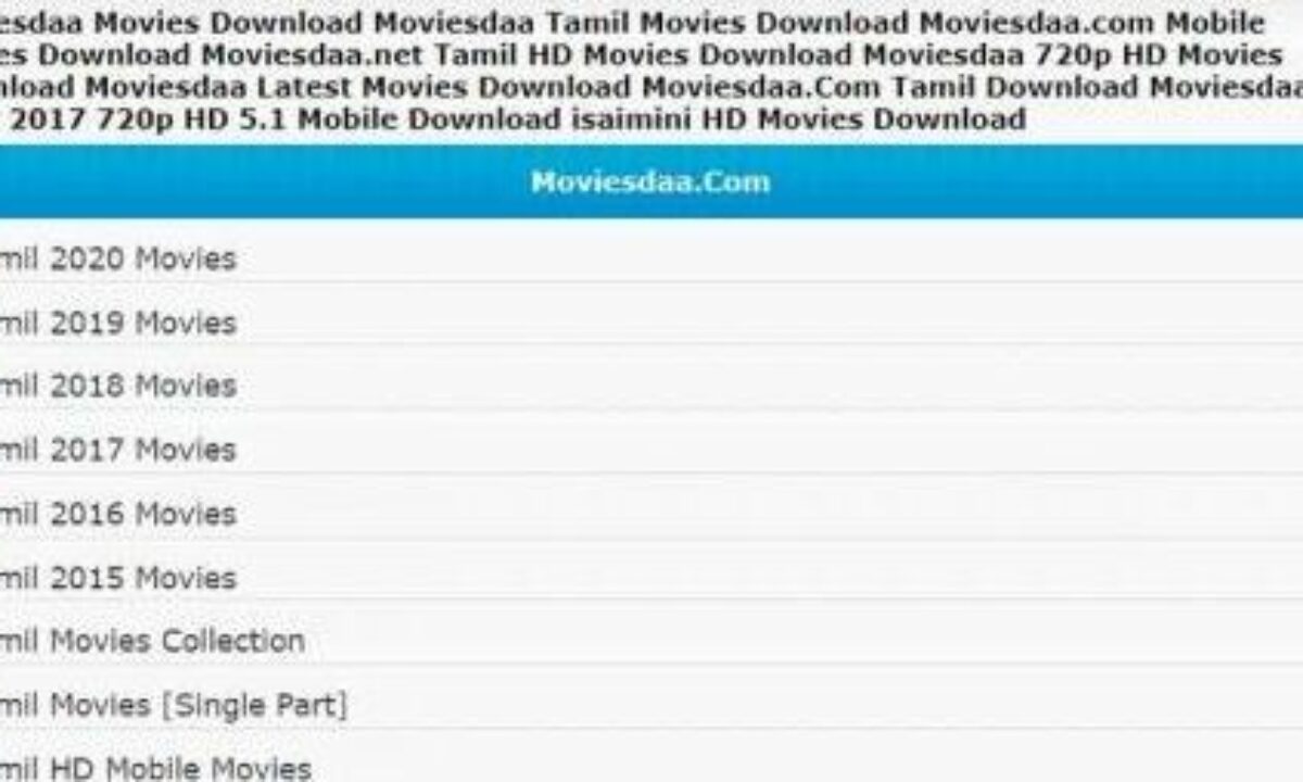 Moviesda 2023 â Download Latest DubbedÂ HD Tamil Movies | Web Series | Bizzield